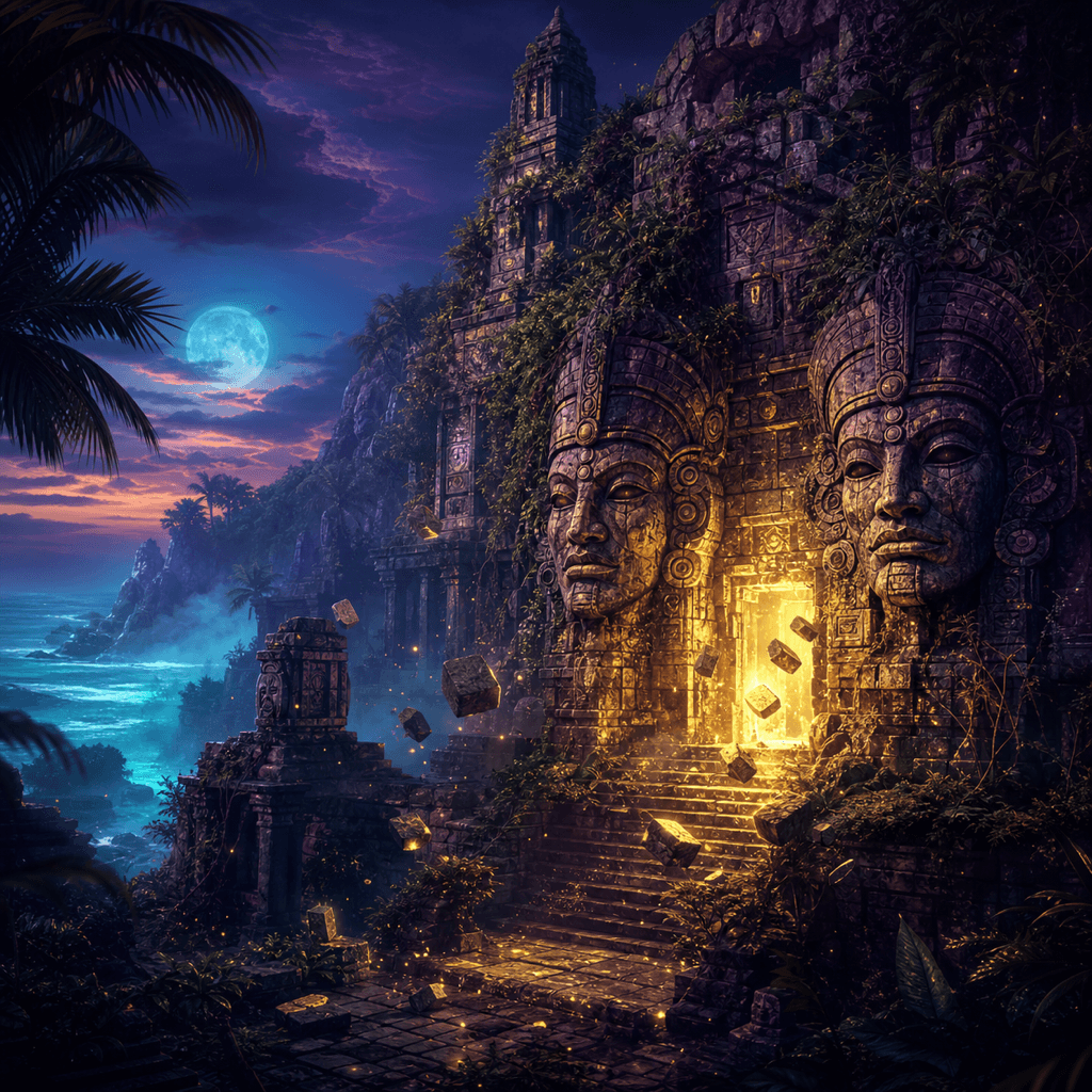 Ancient Island Megaways themed artwork