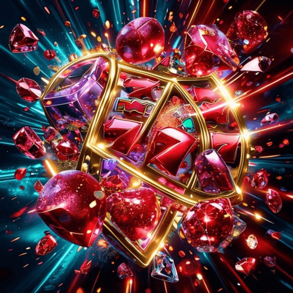 Diamond Explosion 7s themed artwork