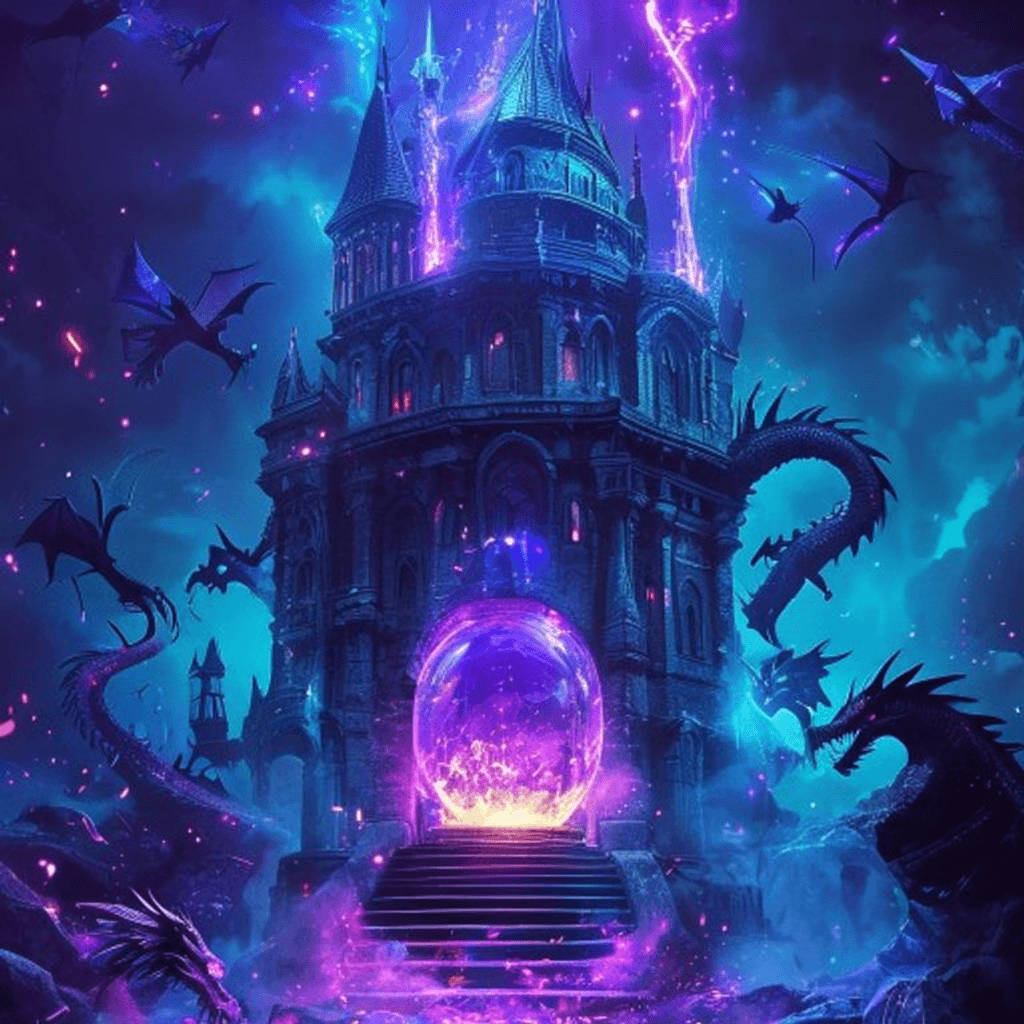 Rise of Merlin themed artwork
