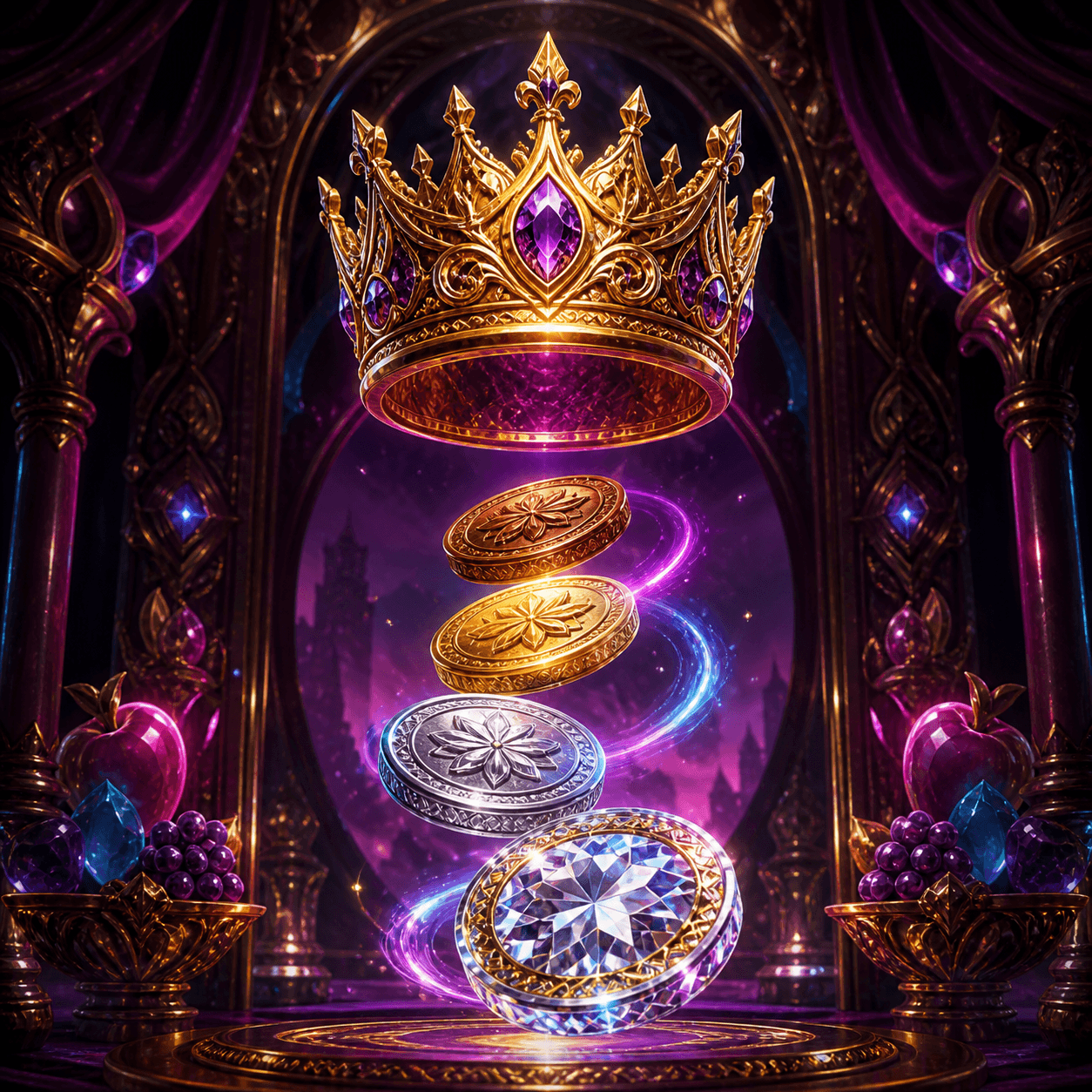 40 Extra Crown Coin Boost themed artwork