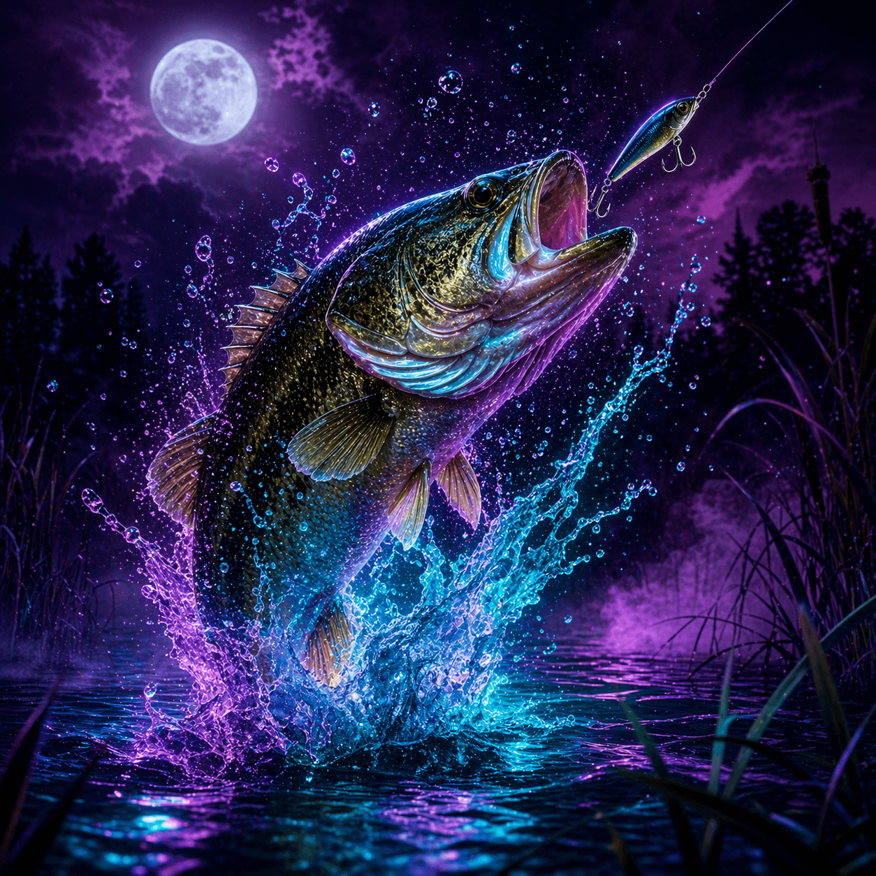 Big Bass Splash themed artwork