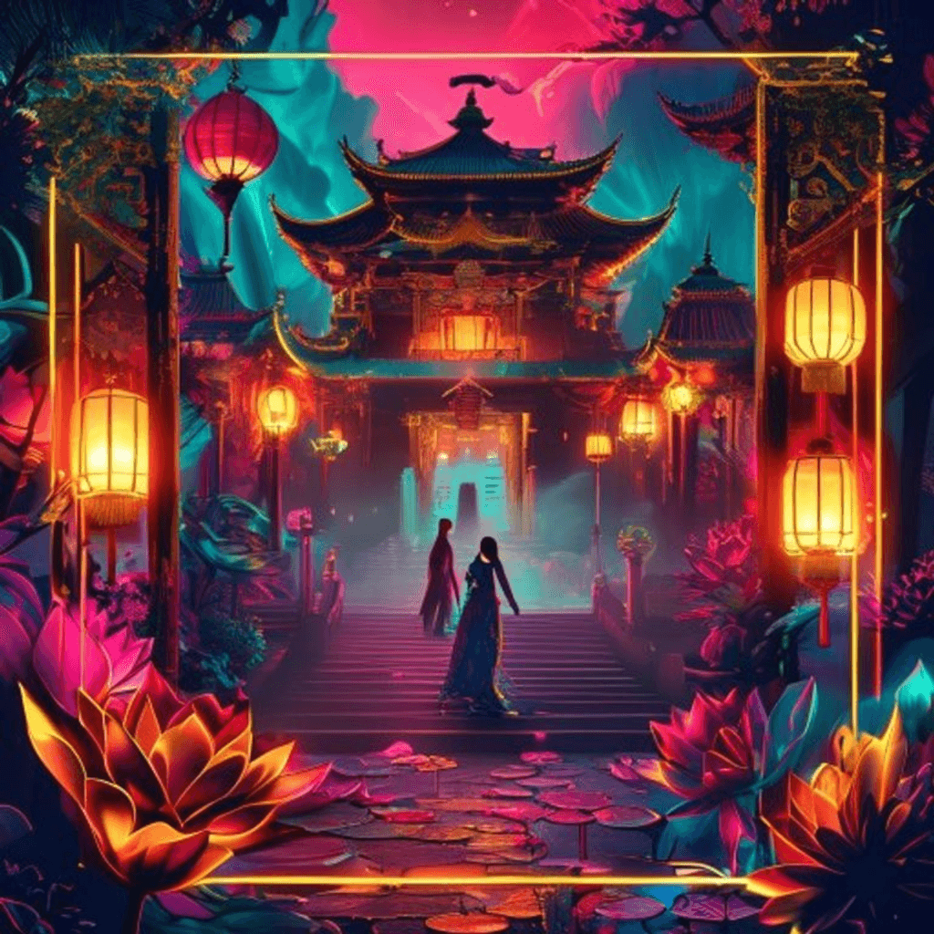 Golden Beauty themed artwork