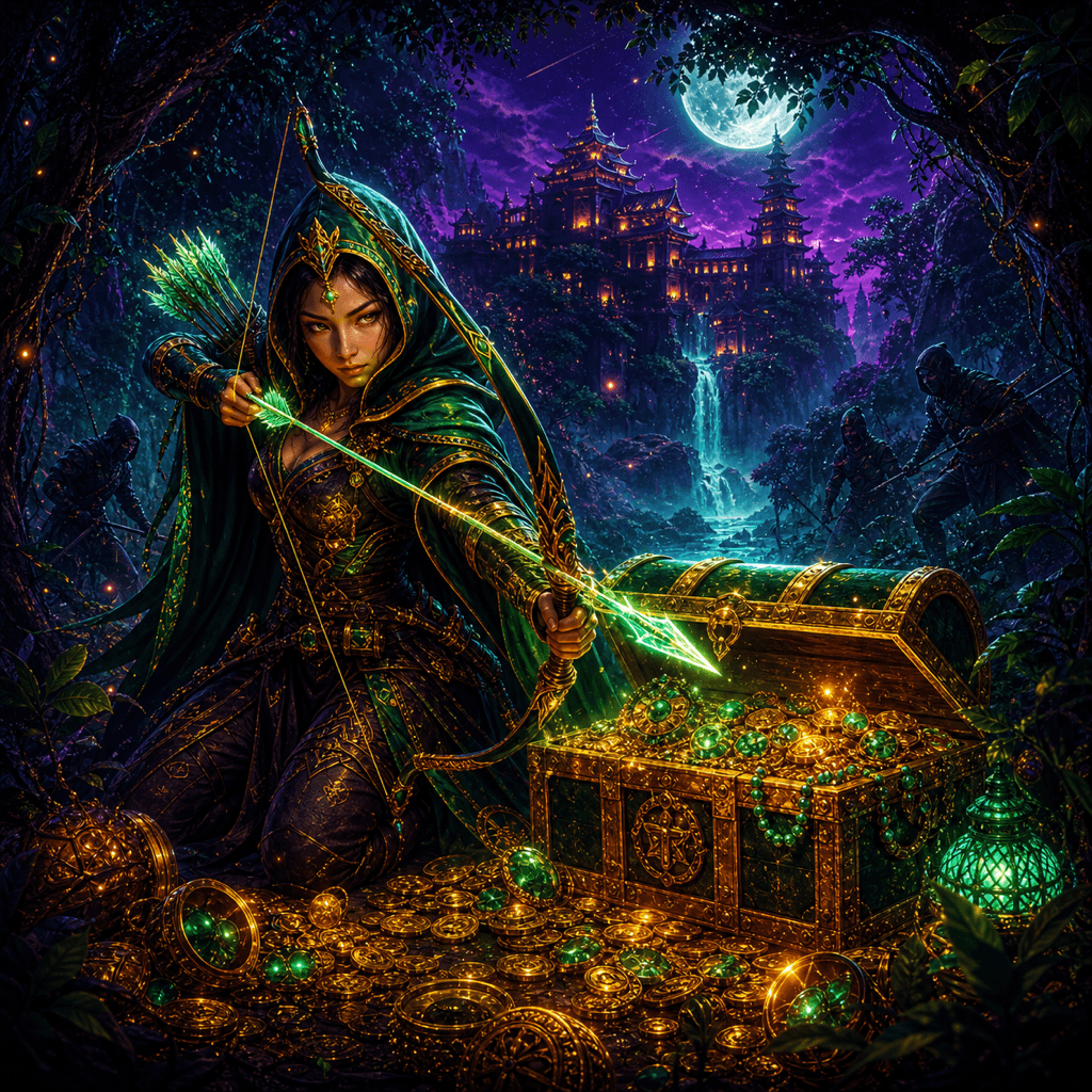 Hood and Loot themed artwork