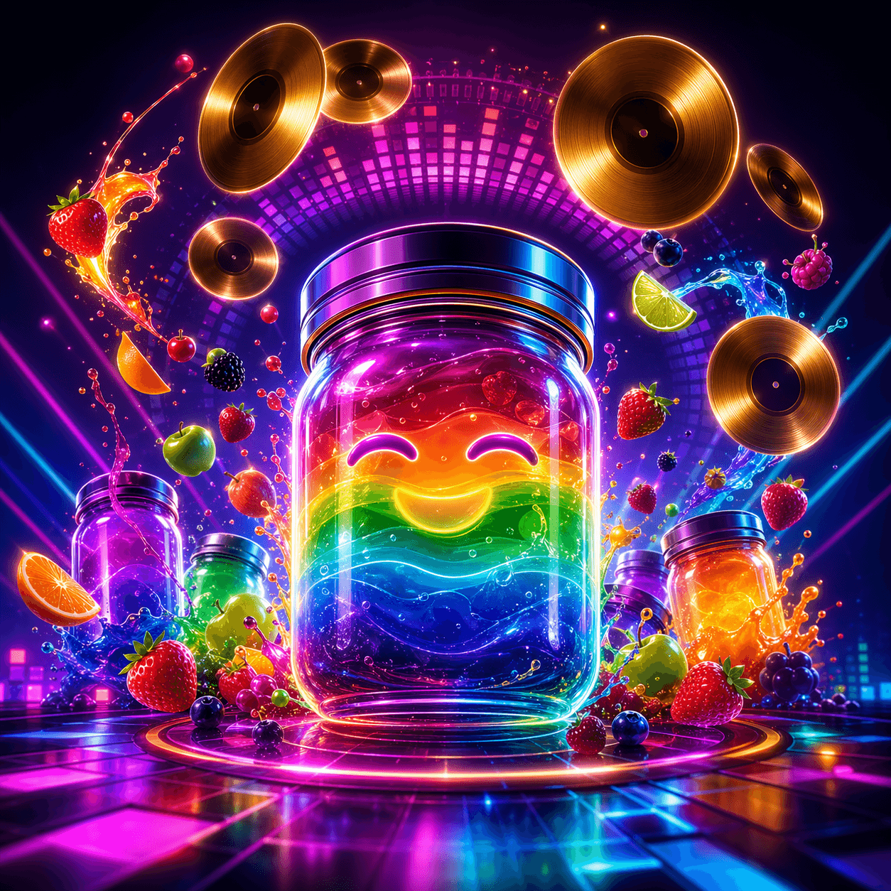 Jammin' Jars 2 themed artwork