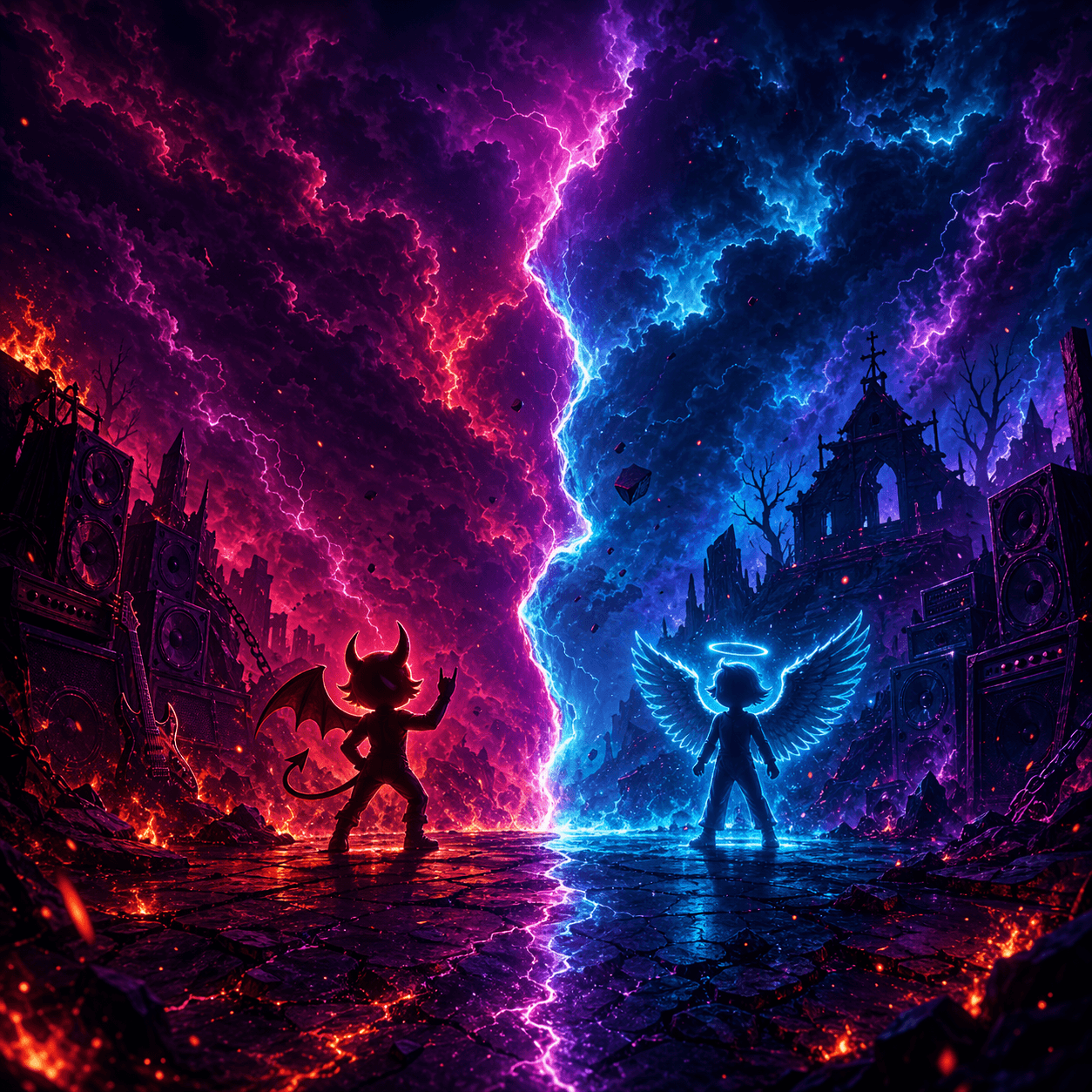 Lil' Devil themed artwork