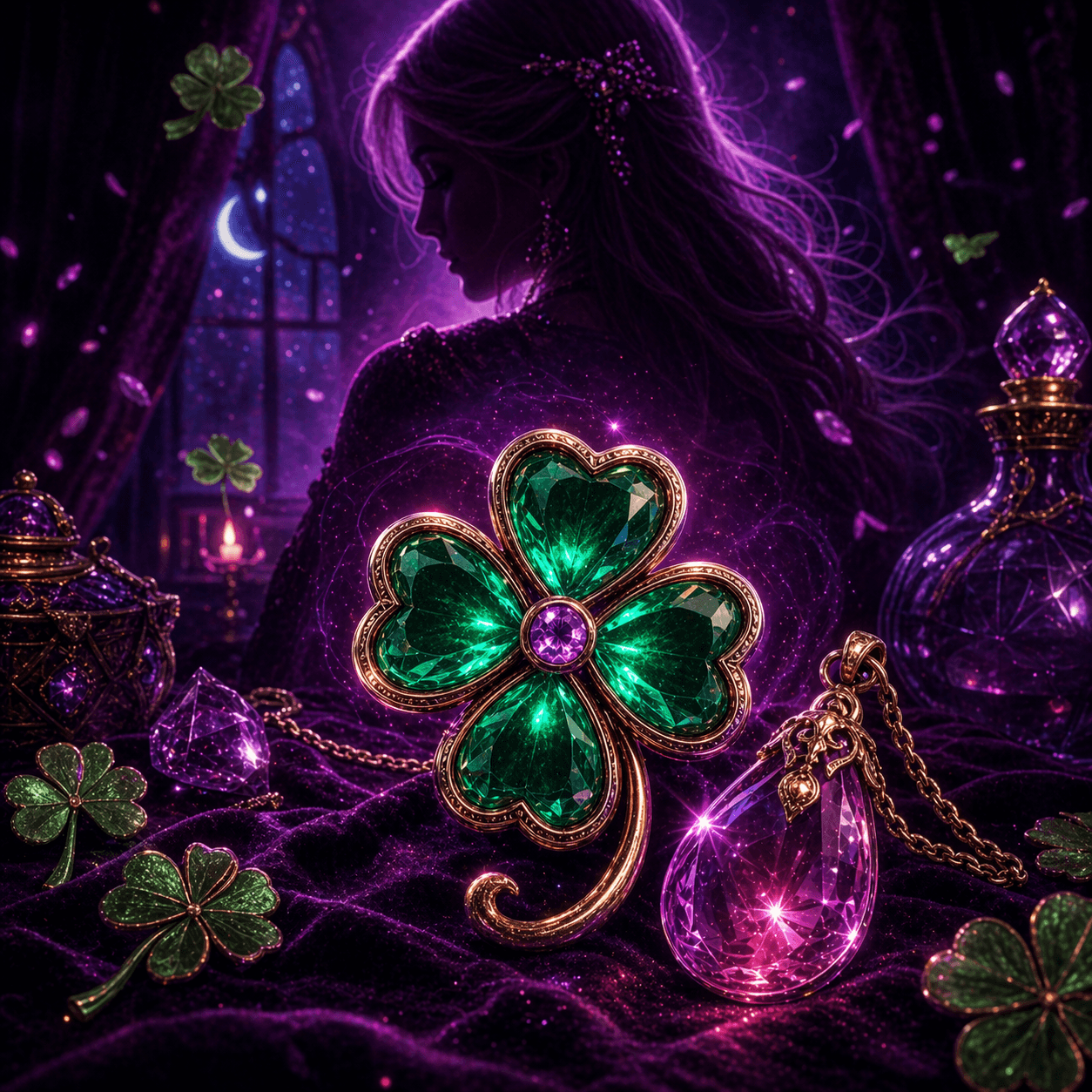 Lucky Lady's Charm themed artwork