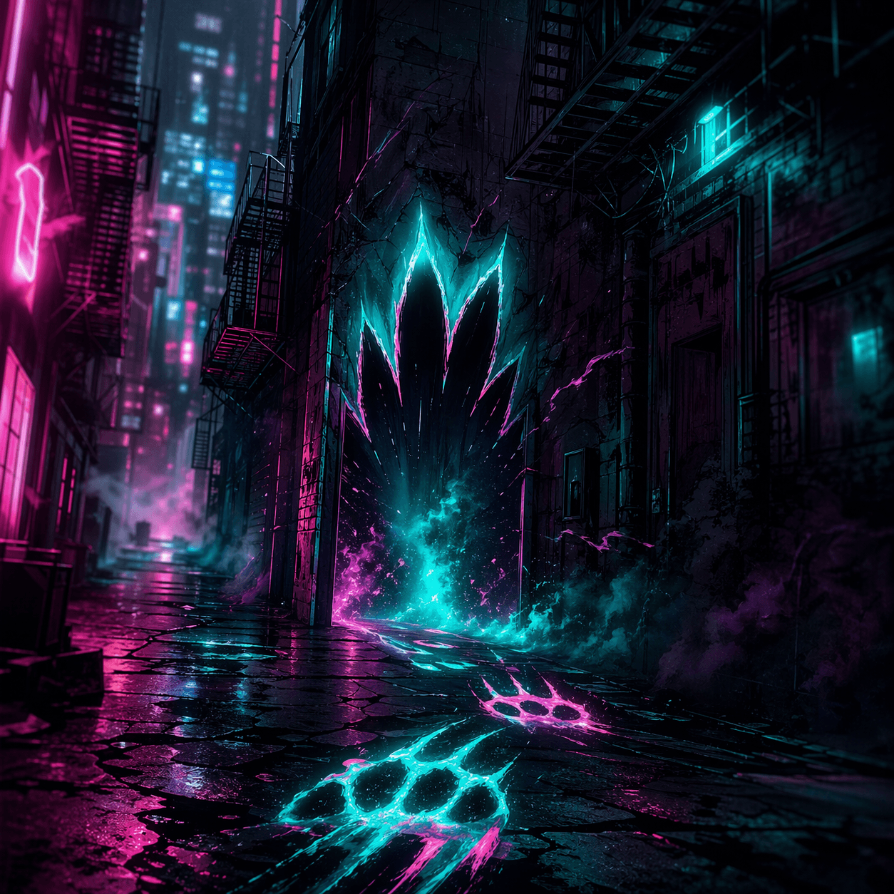 RIP City themed artwork