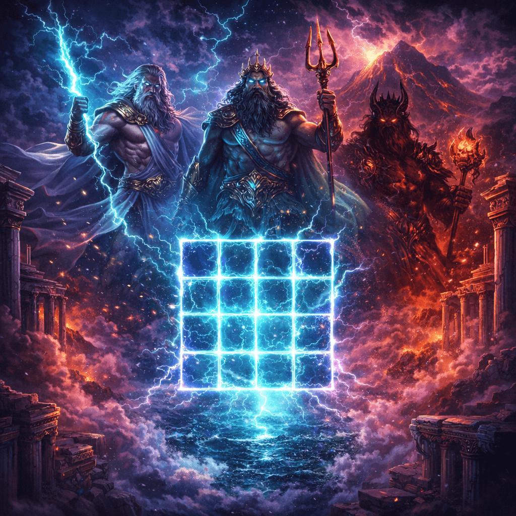 Rise of Olympus themed artwork