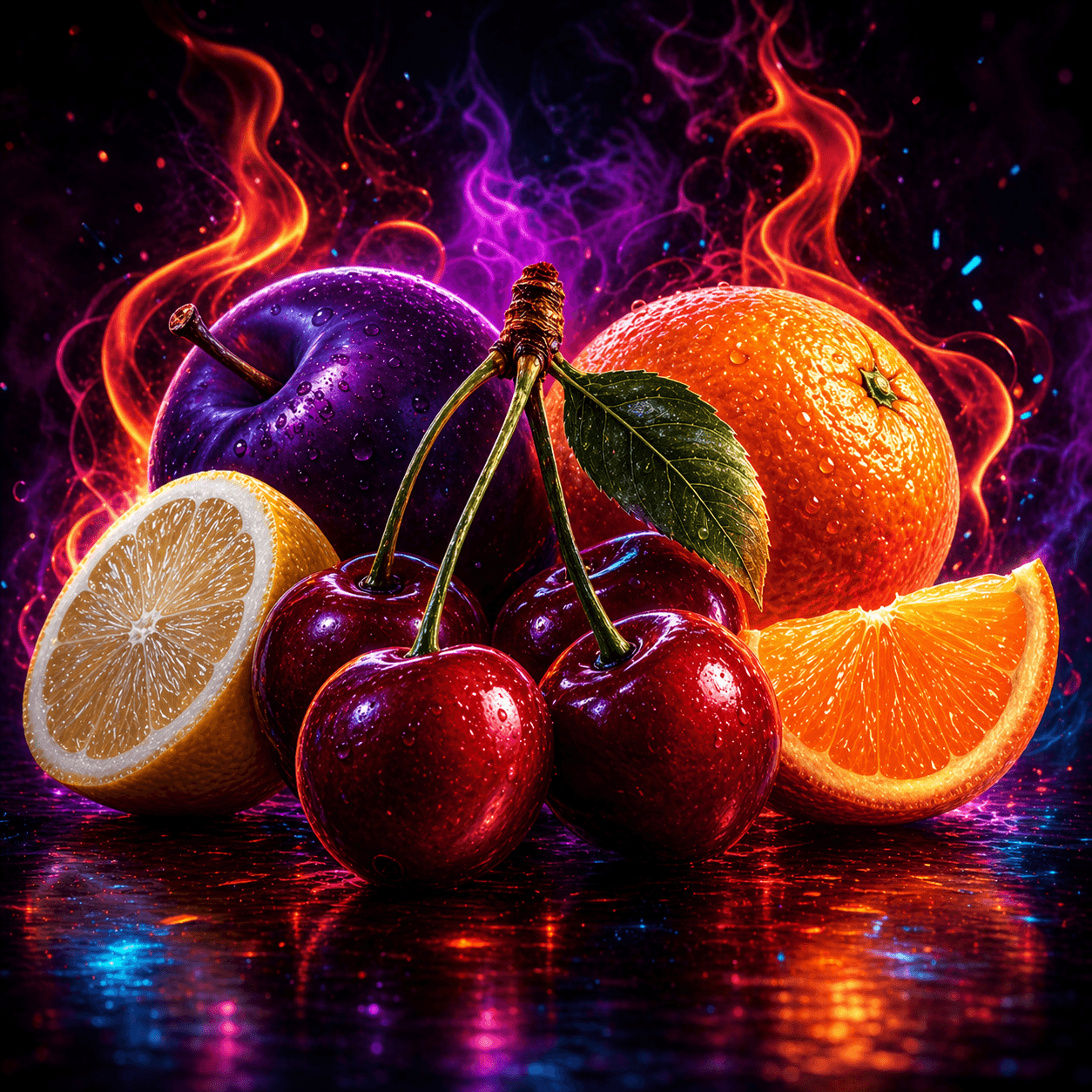 Sizzling Hot themed artwork