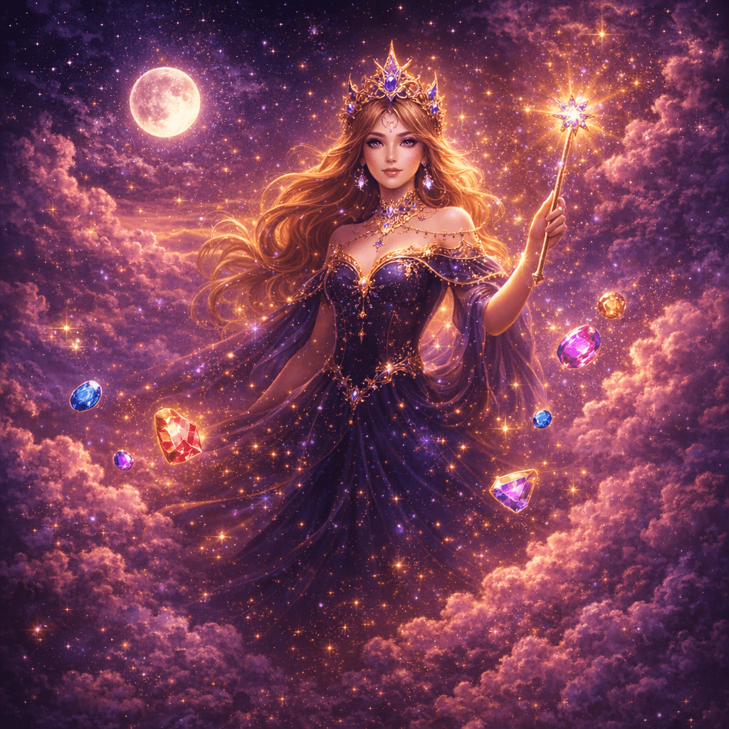 Starlight Princess themed artwork