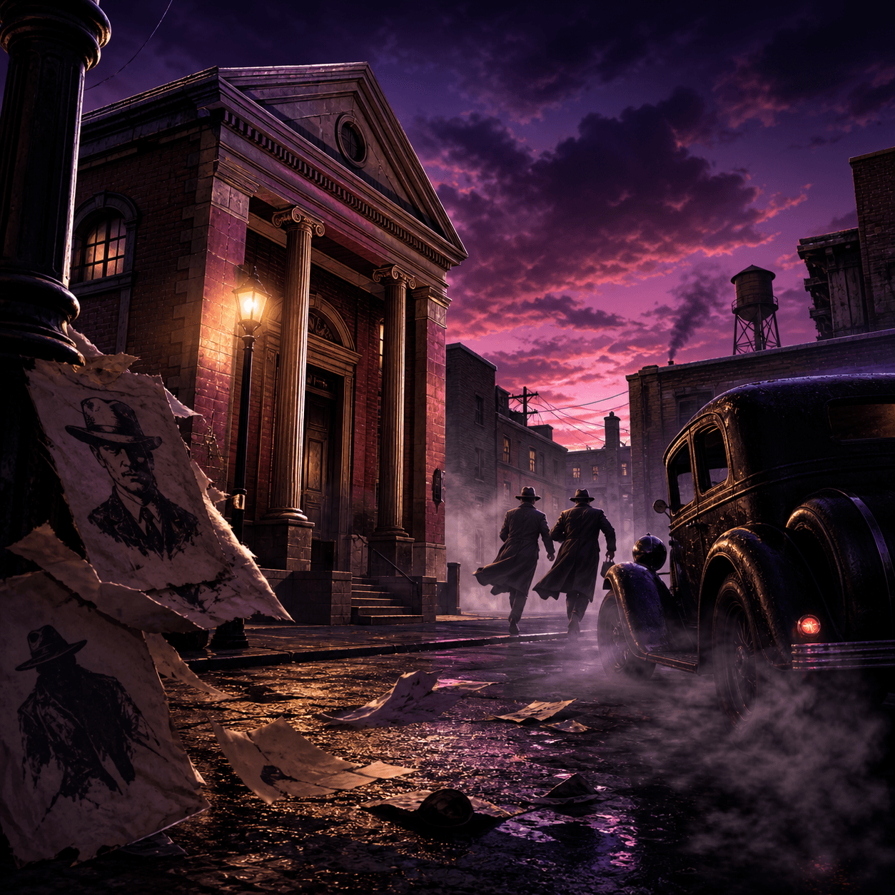The Great Stick-Up themed artwork